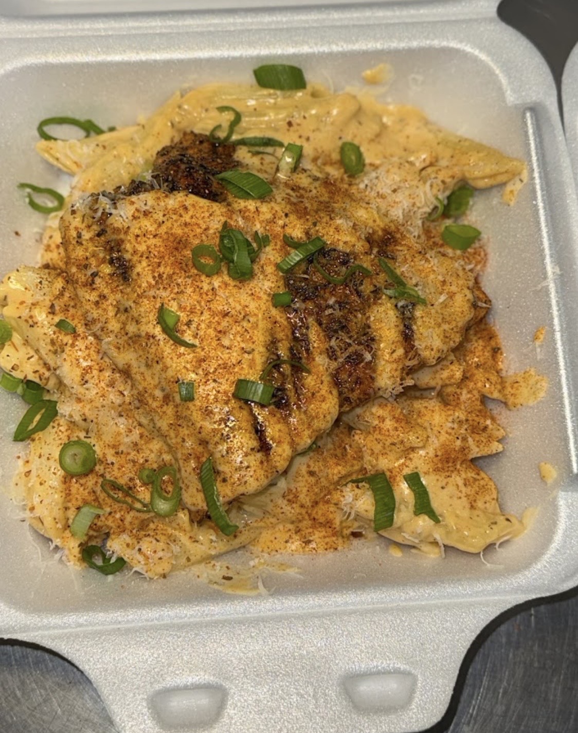 Cajun parmesan chicken pasta